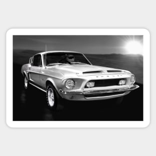 1968 Shelby GT500 Mustang Sticker